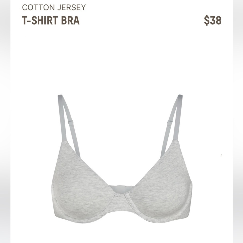 SKIMS - COTTON JERSEY T- SHIRT BRA